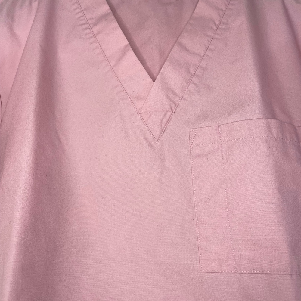 Pink Scrub Top - Picture 3 of 6